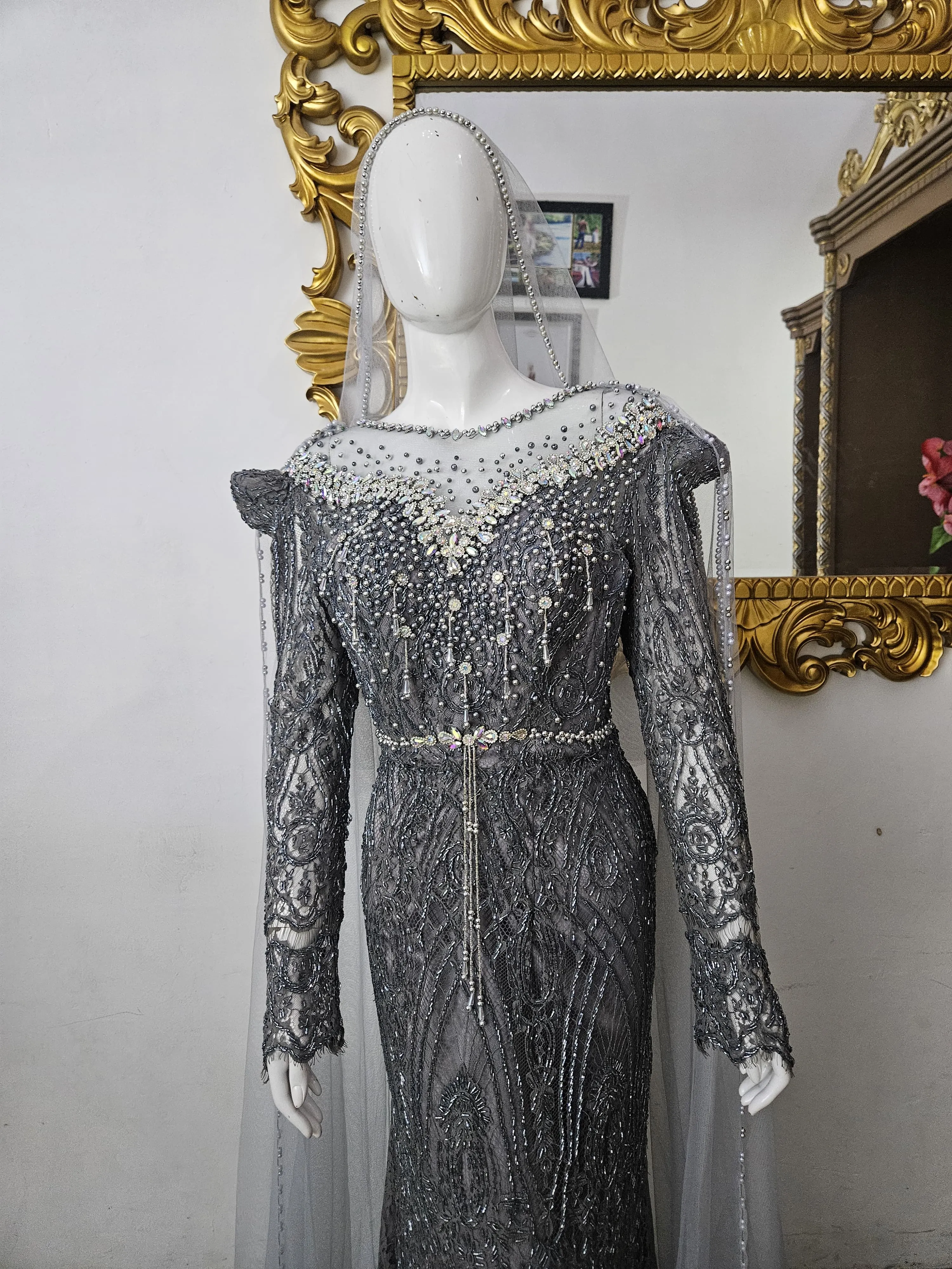 TERBARU, Kebaya Modern Tunangan, Kebaya Pengantin, Alor, NENG LINA KEBAYA