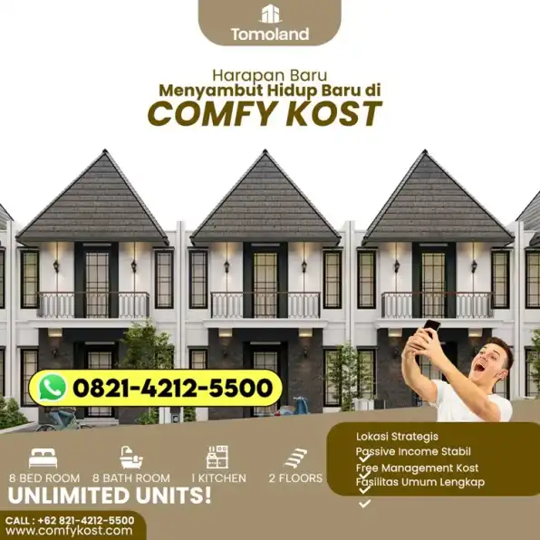 SOFT LAUNCHING 0821-4212-5500 Jual Rumah Kost Tahunan Untuk Pasangan Suami Istri Jawa Timur Bojonegoro GRAHA AGUNG HIGHLAND