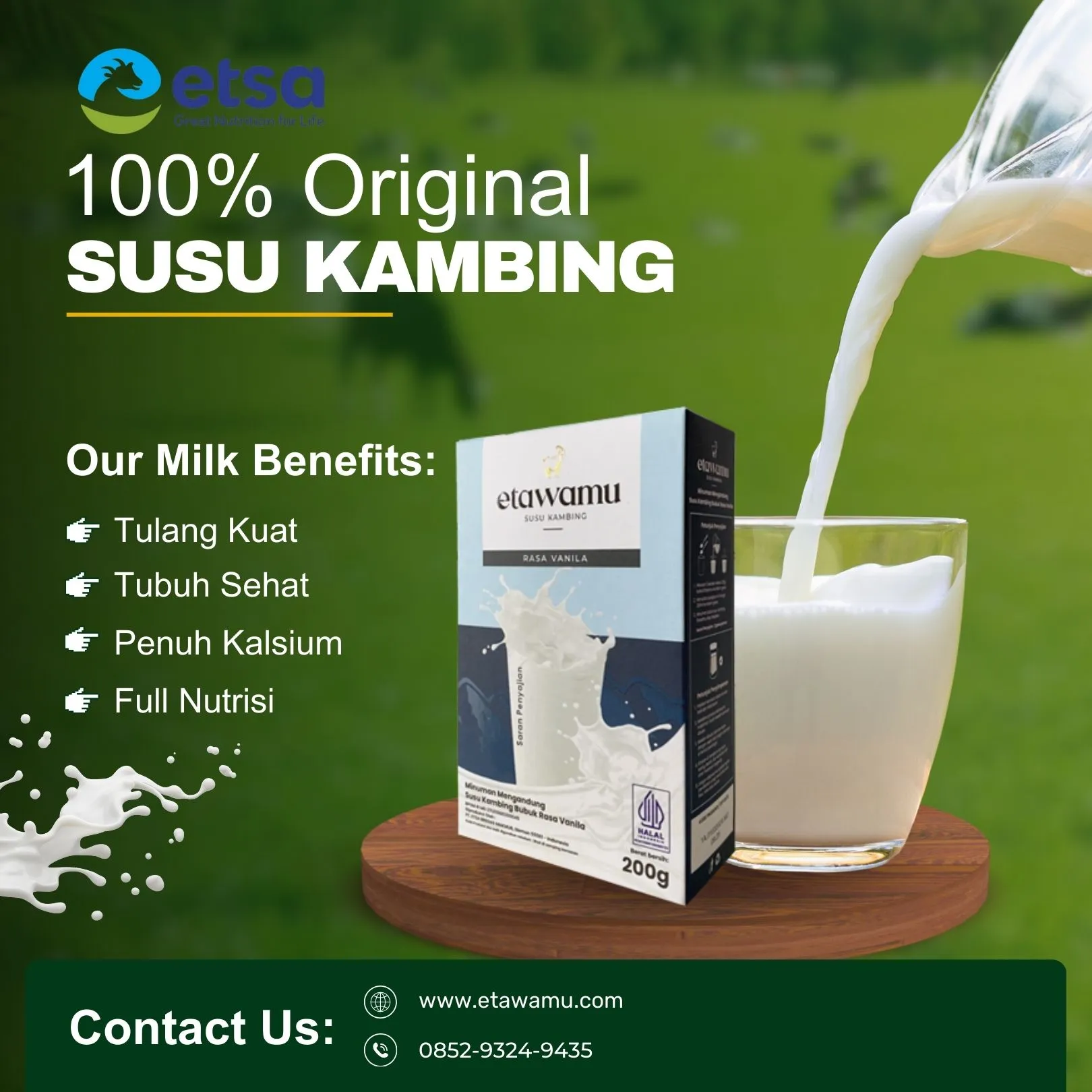Susu Kambing Untuk Lansia Madura, ORIGINAL BPOM