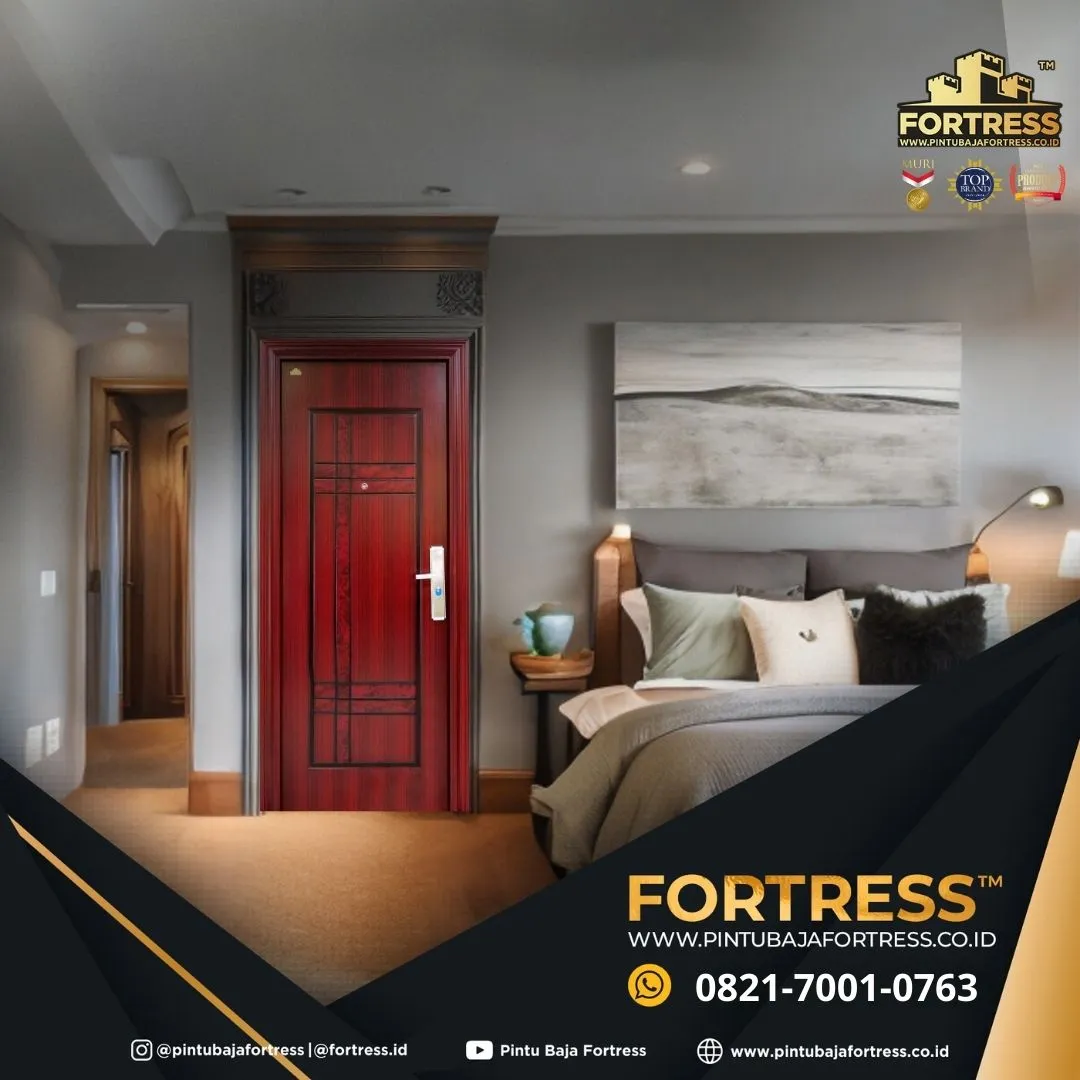 TERPERCAYA..!! WA 0821 7001 0763 (FORTRESS) Pintu Dua Motif Kayu Di Bengkayang