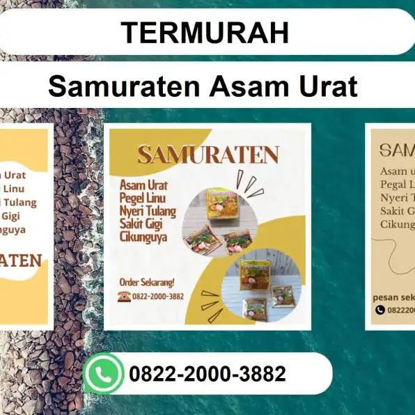 TERMURAH, 0822-2000-3882 DISTRIBUTOR Samuraten Asam urat Pontianak