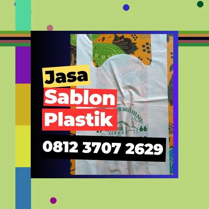 Jasa Sablon Plastik Kresek di Yogyakarta