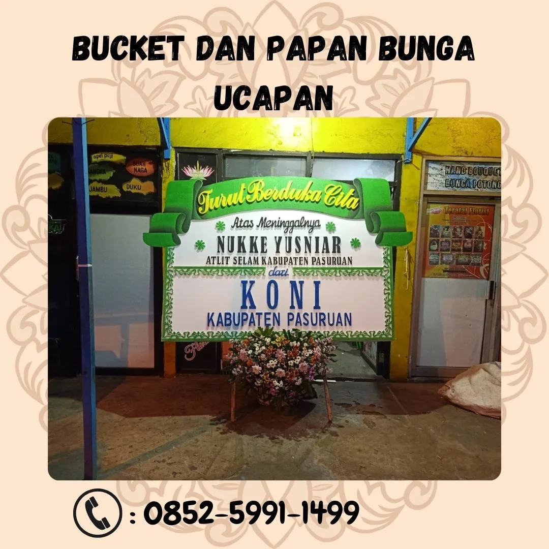 Jual Papan Bunga Ucapan Pandaan Pasuruan