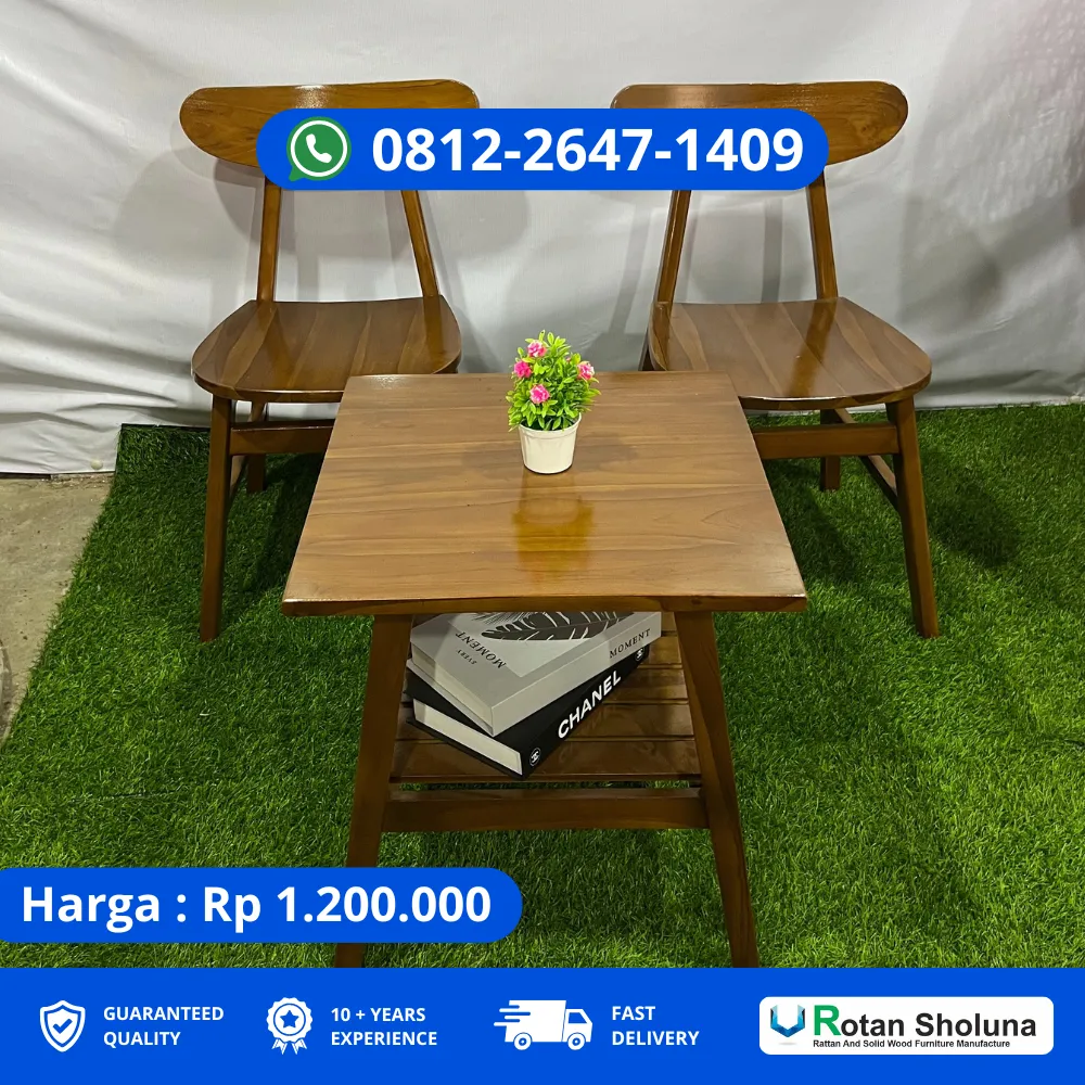 Kursi Teras Jati Gaya Tropis