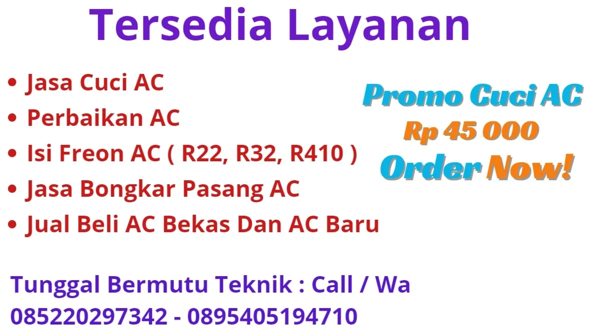 WA. 085220297342 - 0895405194710 Jasa Service AC, Cuci AC, Bongkar Pasang AC Susukan, Ciracas, Jakarta Timur Terdekat