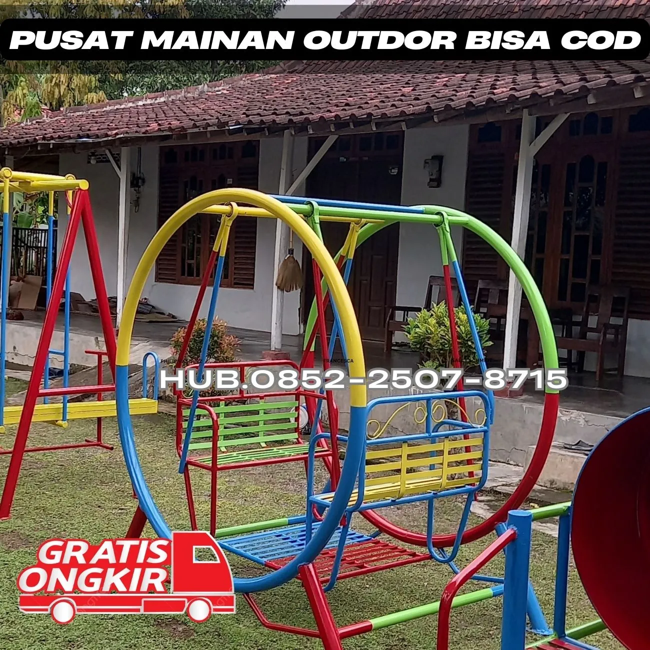 Gambar Ayunan Besi Dan Jungkat Jungkit Kec Asemrowo Kota Surabaya