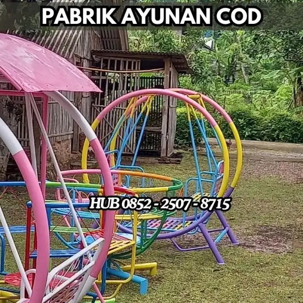 Hub 0852-2507-8715 PRODUKSI !! ayunan besi klasik Dan mainan playground outdoor Kec Mojosongo Boyolali Bayar COD Free Ongkir