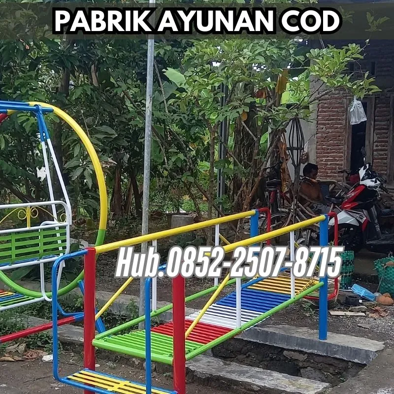 Hub 0852-2507-8715 PRODUKSI !! Ayunan Besi Dan Jungkat Jungkit Kec Batangan Pati Bayar COD Free Ongkir