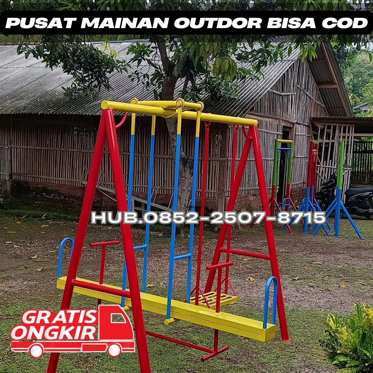 Inspirasi ayunan besi kecil Dan mainan outdoor Kec Sentolo Kulon Progo