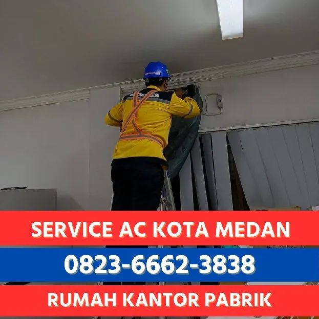 Perawatan AC Gedung Perkantoran Medan Profesional & Bergaransi 0823  6662  3838