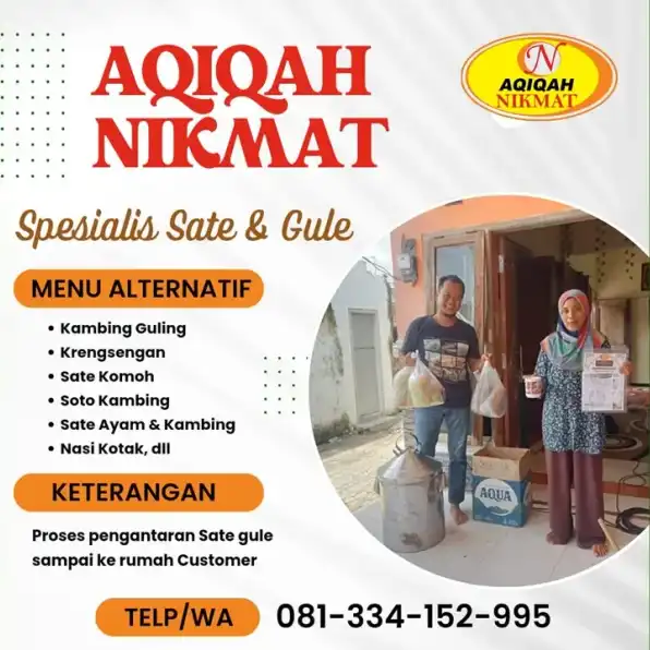 Hub. 0813 3415 2995 Layanan Aqiqah Cepat Berkualitas Dengan Pengantaran Tepat Waktu Kediri