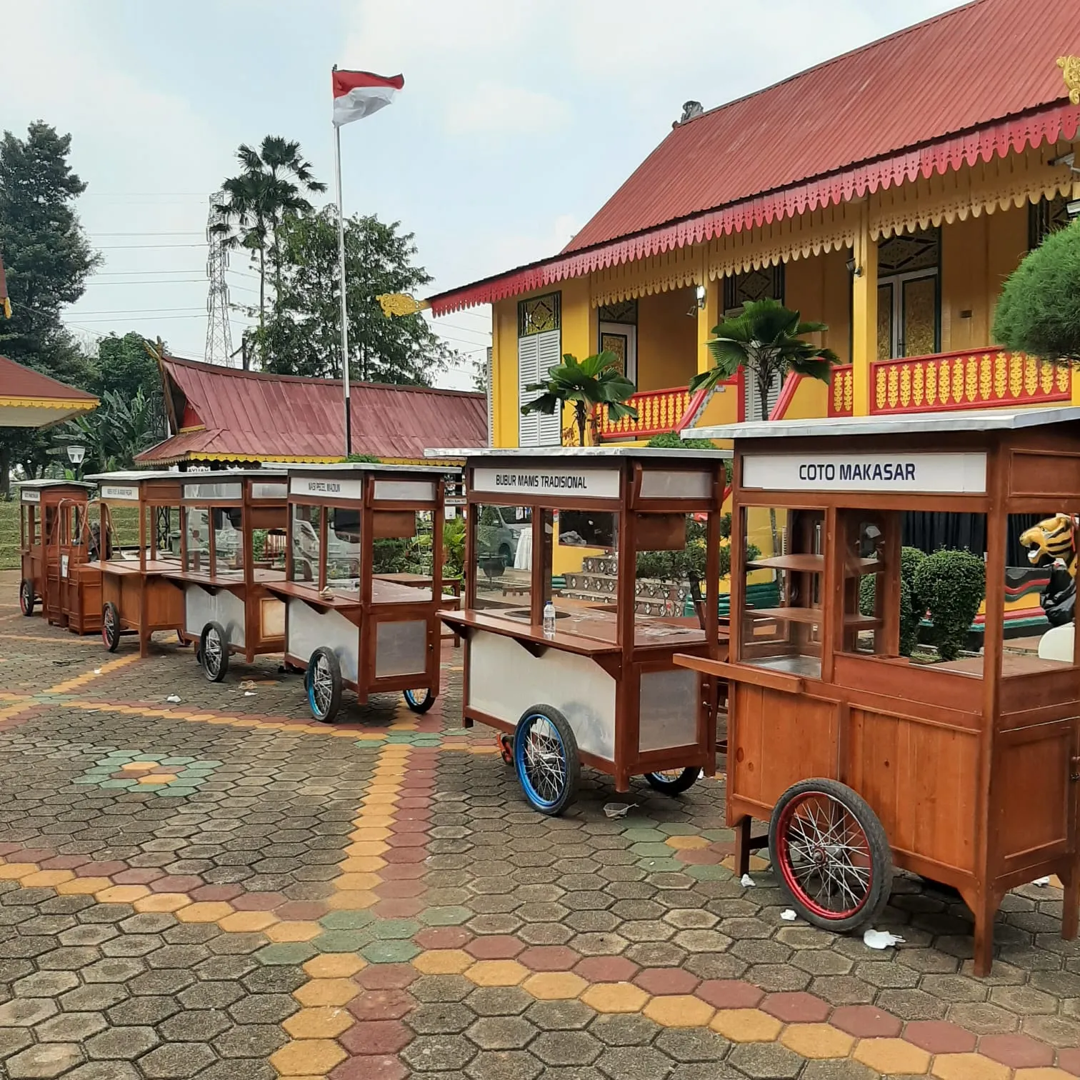 pusat sewa gerobak kayu jakarta utara