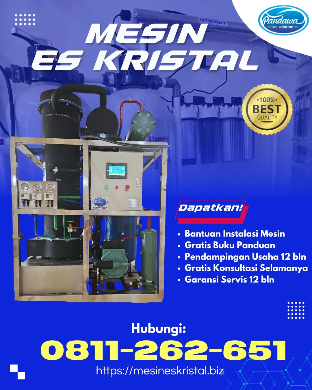 HARGA MESIN PEMBUAT ES BATU KRISTAL MOROWALI UTARA, SULTENG