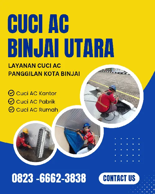 Cuci AC Hotel Binjai Utara 0823. 6662. 3838