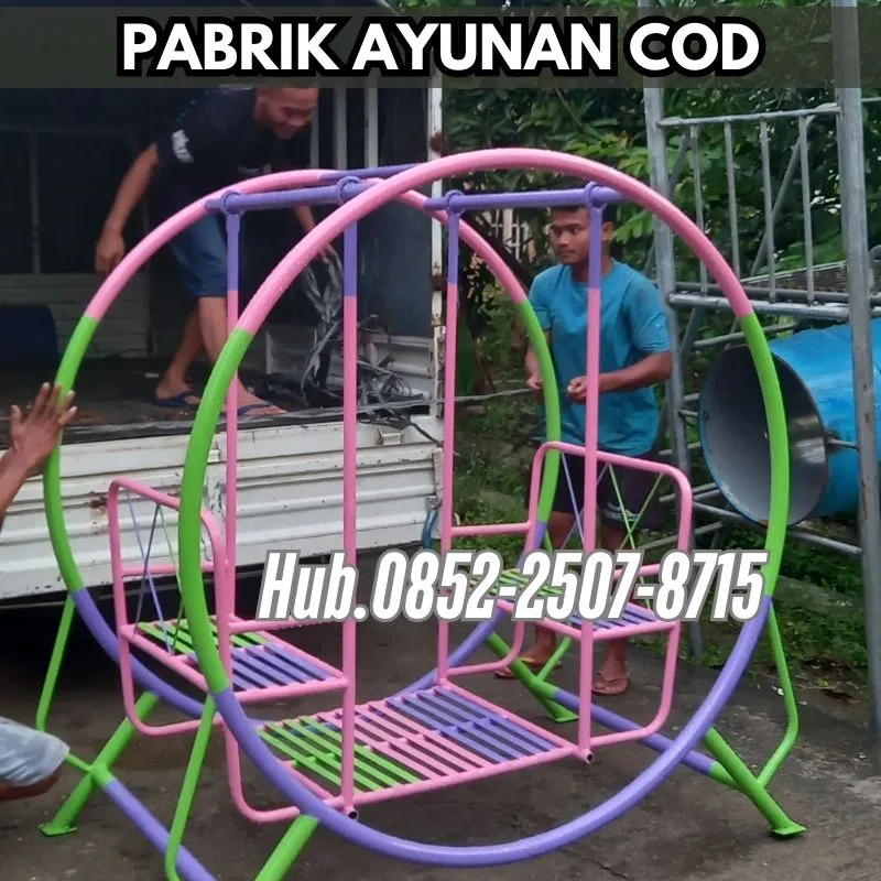 Hub 0852-2507-8715 GROSIR !! ayunan besi kecil Dan mainan outdoor Kec Kayen Pati Bayar COD Free Ongkir