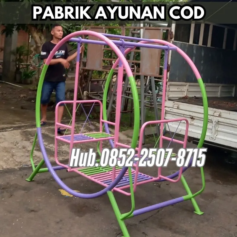 Hub 0852-2507-8715 CUKUP SHARE LOCK !! ayunan besi dewasa Dan Perosotan Custom  Kec Rembang Rembang Bayar COD Free Ongkir