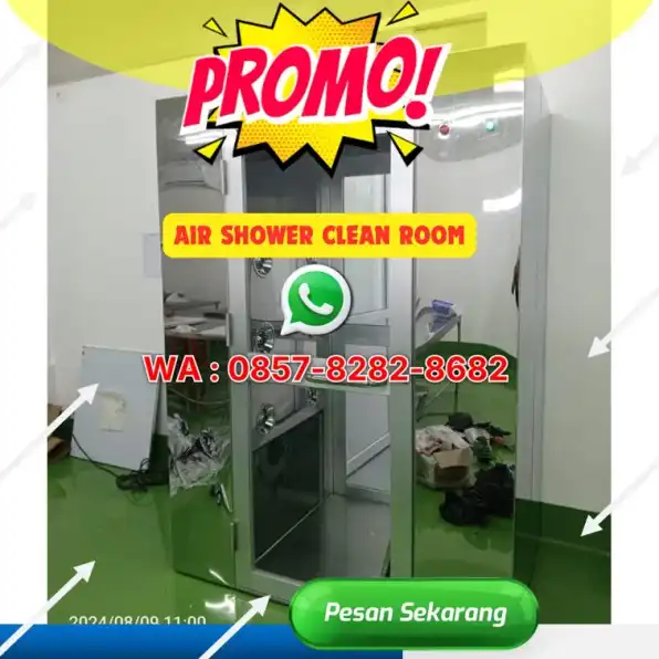 🔴 (TERBAIK) WA : 0857.8282-8682 Vendor Air Shower Cleanroom Pabrik Roti dan Kue