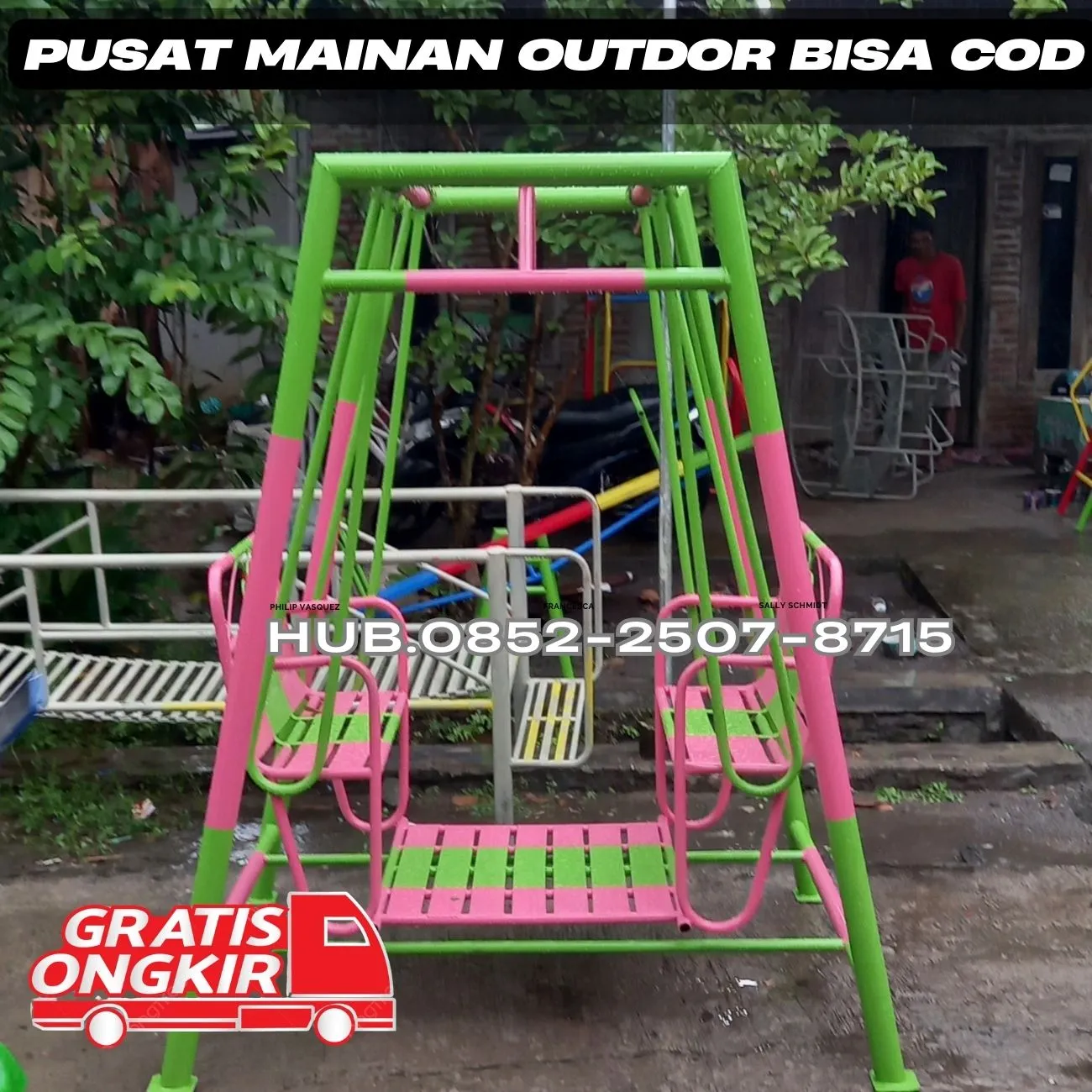 Contoh Ayunan Besi Custom Dan Perosotan Anak Kec Klojen Kota Malang