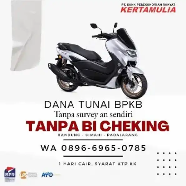 gadai BPKB motor Bandung tanpa survey 089669650785