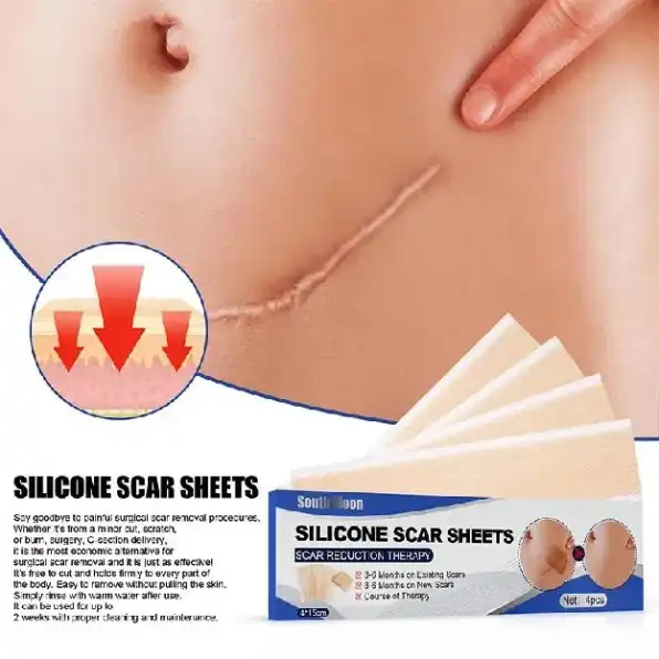 Silicone Scar Sheet lester silikon penghilang keloid bekas luka