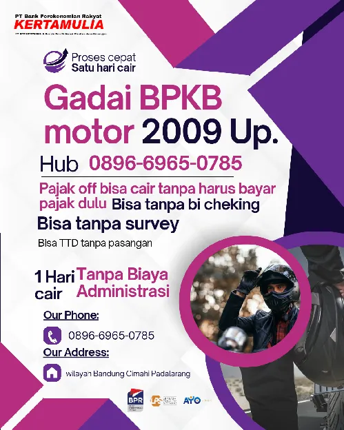 gadai BP kB motor di Bandung