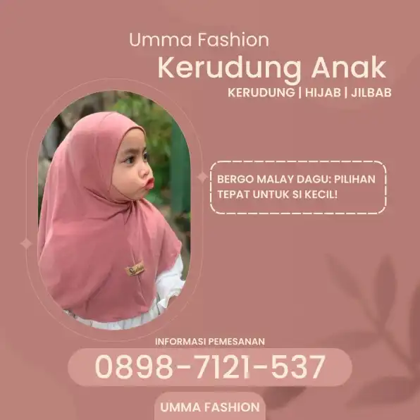 0898-7121-537 Kerudung Anak-Anak |Umma Fashion| di Antapani Bandung