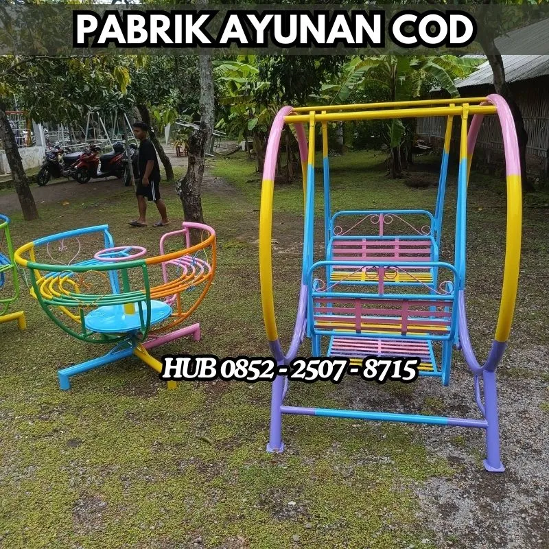 Hub 0852-2507-8715 PRODUKSI !! Ayunan Besi Dan Jungkat Jungkit Kec Argapura Majalengka Bayar COD Free Ongkir