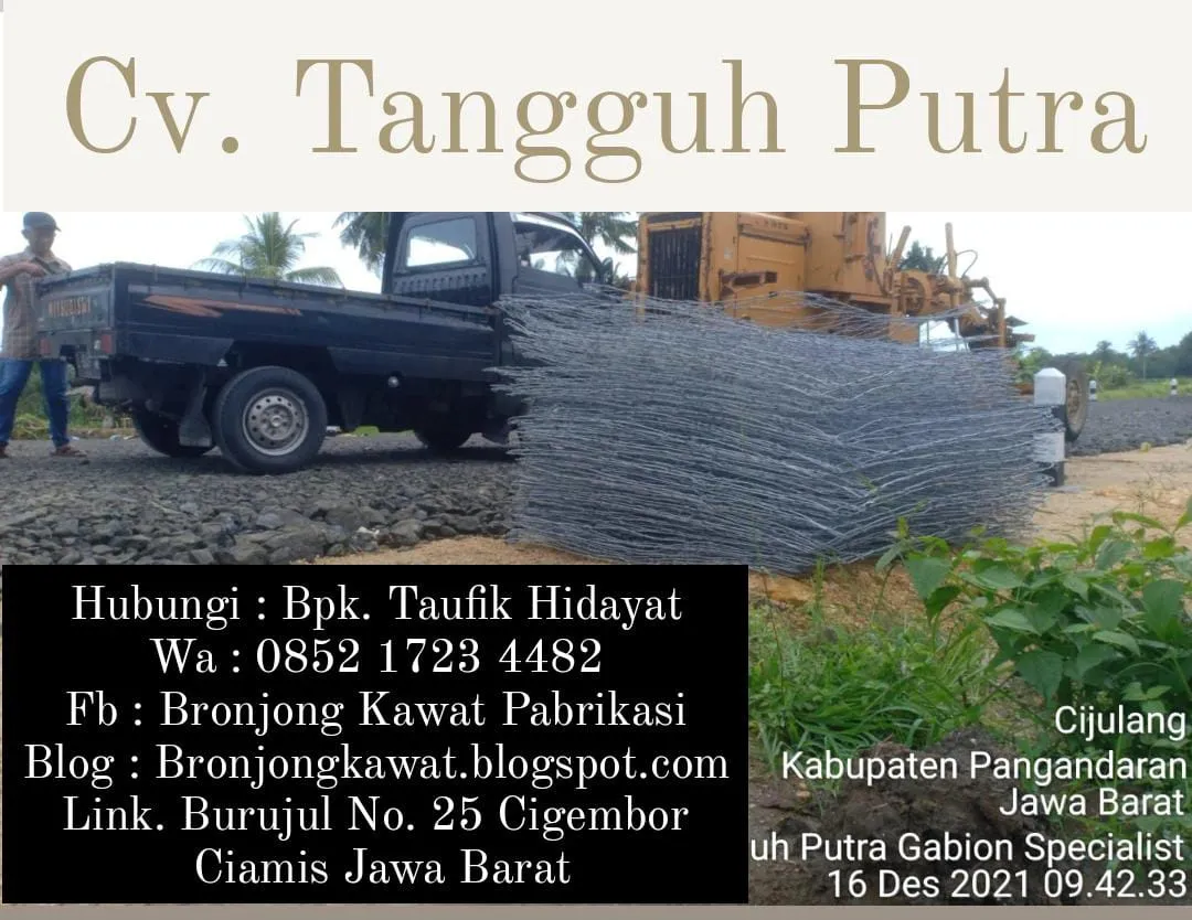 Diskon, Jual Bronjong Kawat Ciamis, di Pakis, Malang