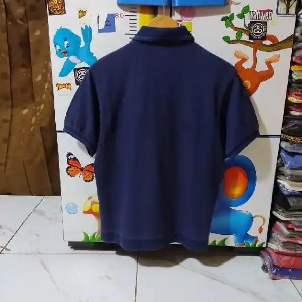 kaos polo shirt KNIT Lacoste Chemise colour navy Size S