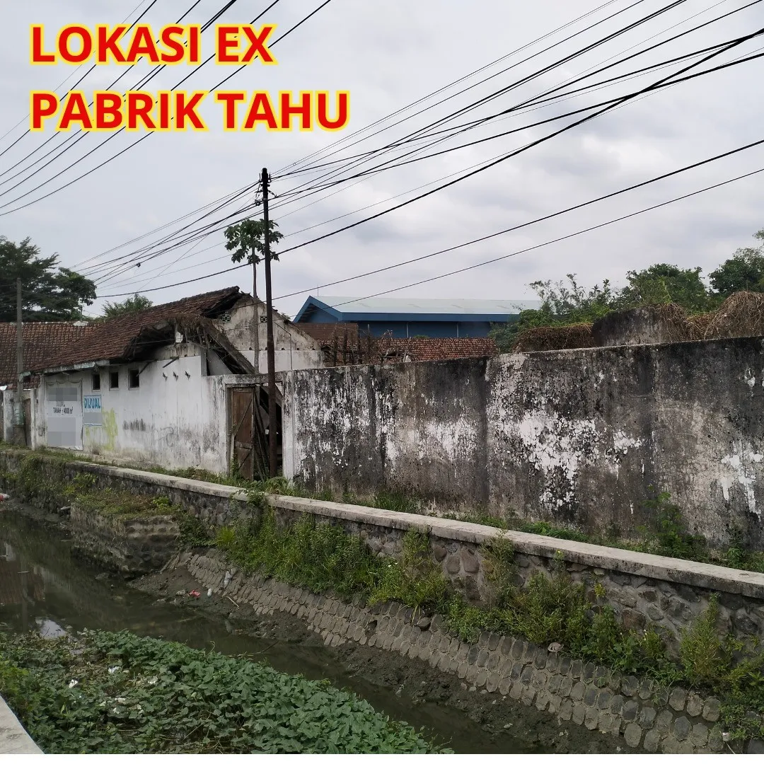 Jual Tanah Bekas Pabrik Tahu di Raya Brantas Jombang