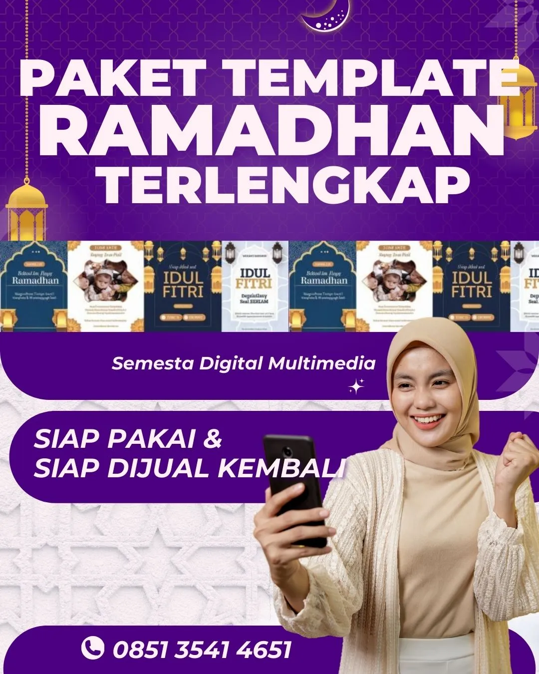 Siap Pakai Jual Ramadhan Template 2025 Video Ucapan Untuk Pebisnis Online Di Bantul Semesta Digital Multimedia