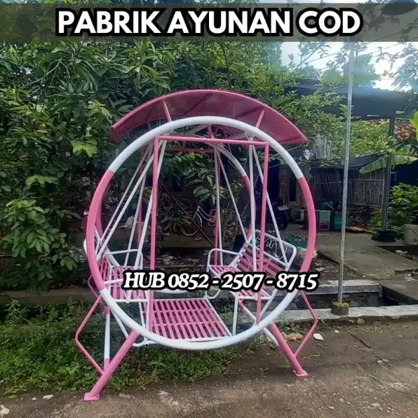 Hub 0852-2507-8715 TERBAIK ! ayunan besi depan rumah Dan mainan outdoor tk Kec Garut Kota Garut  Bayar COD Free Ongkir