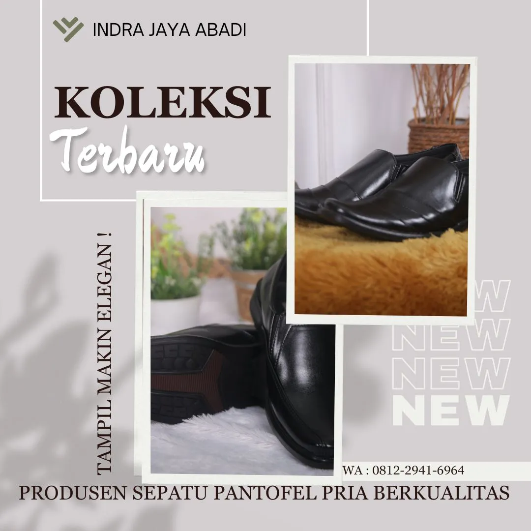 Produsen Sepatu Pantofel Pria Berkualitas Tulang Bawang Barat,Lampung