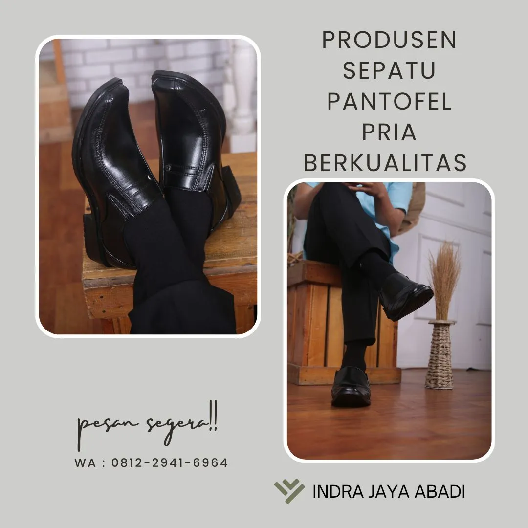 Produksi Sepatu Pantofel Pria Berkualitas Bengkulu Tengah, Bengkulu