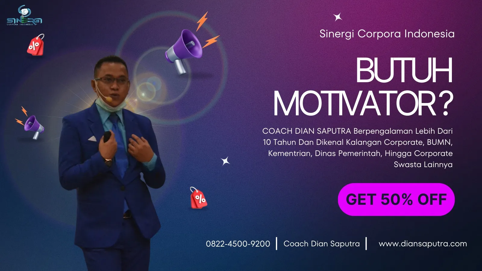 Trainer Motivator Sampang, Terpercaya & Solutif, Dian Saputra
