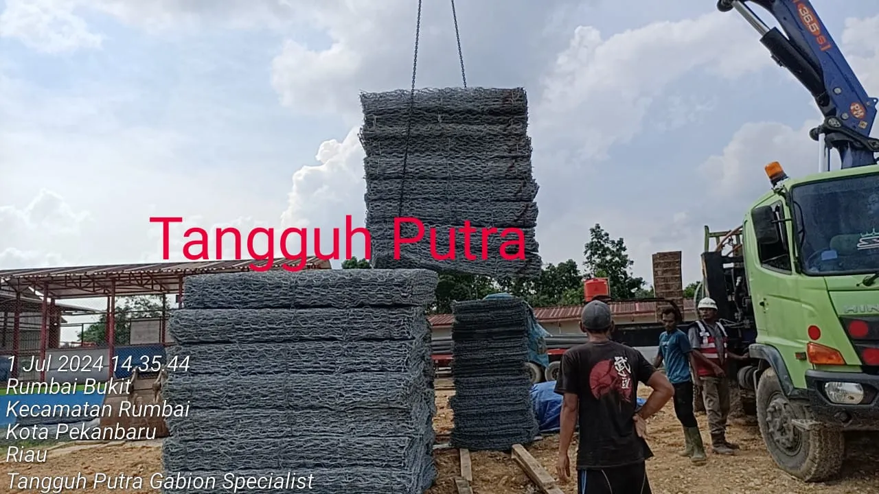 Murah, Pabrik Bronjong Kawat Maccaferri di Enok, Riau