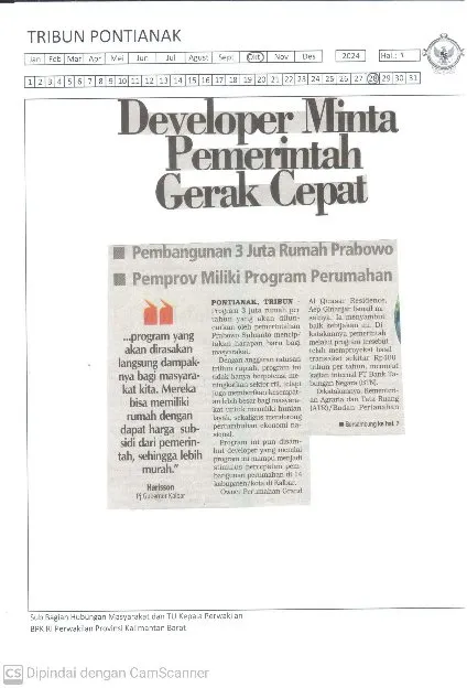 Aep Ginanjar Ismail Eks Fachri Property Land, Kini Menjadi Developer Property di Pontianak