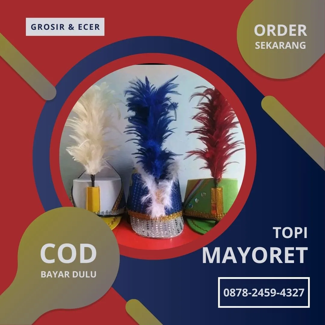 SEDANG DISKON JUAL topi mayoret Sawit, GROSIR topi mayoret anak tk Sambi, topi mayoret laki laki Nogosari