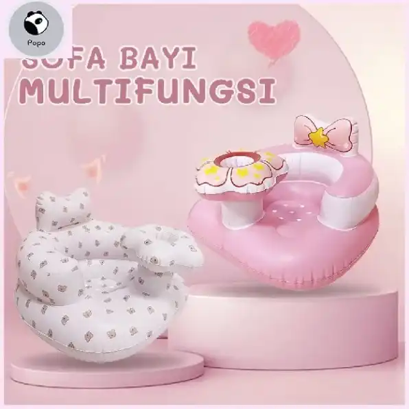 Sofa Bayi Belajar Sofa Tiup Kursi Pompa Bayi Kursi Makan Bayi Belajar Duduk Makan Main Dan Mandi Coc