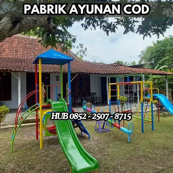 Hub 0852-2507-8715 DIJAMIN AMAN ! ayunan besi bulat besar Dan mainan playground Kec Jati Blora Bayar COD Free Ongkir