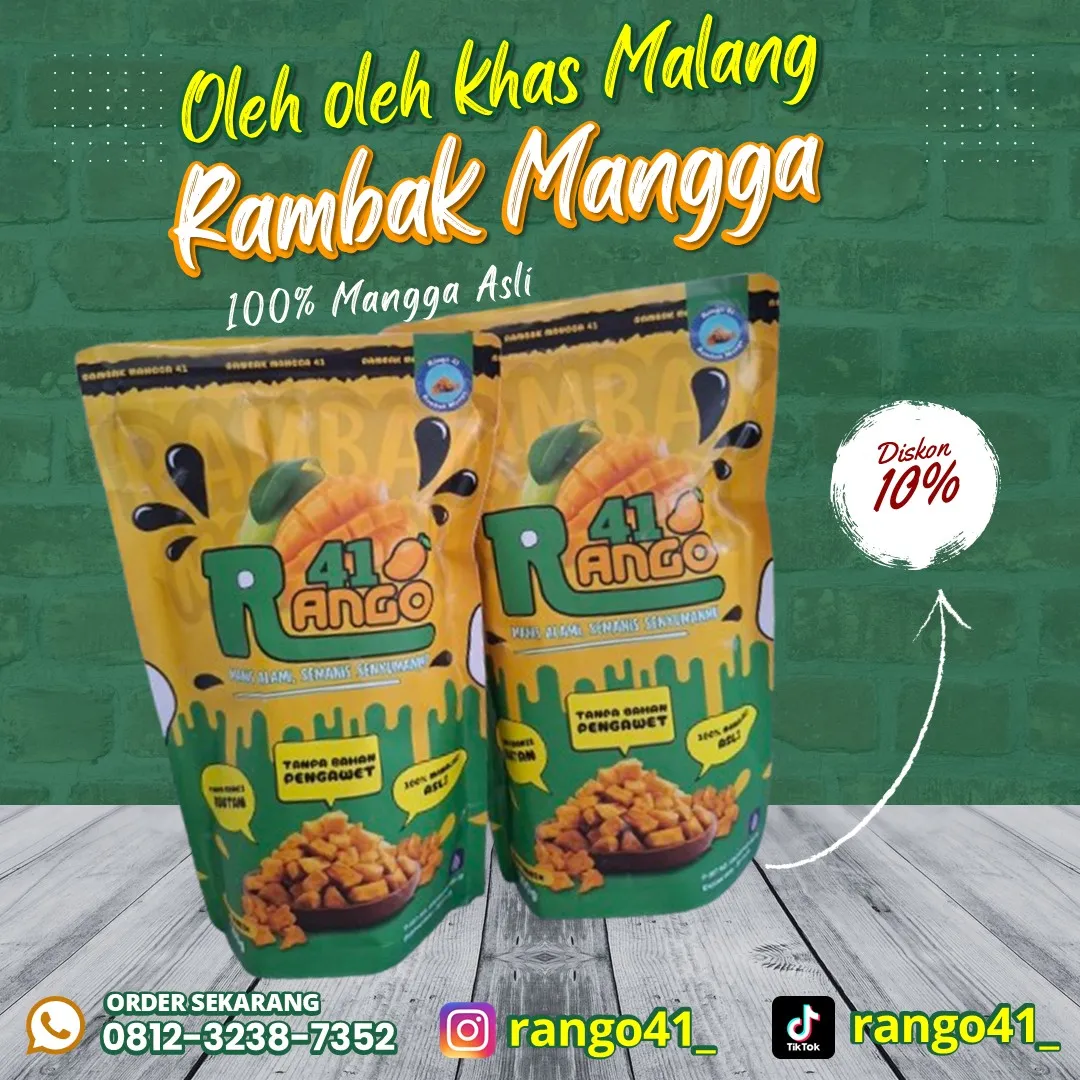 Jual Rambak Mangga 200 Gram Enaknya Bikin Lupa Diet