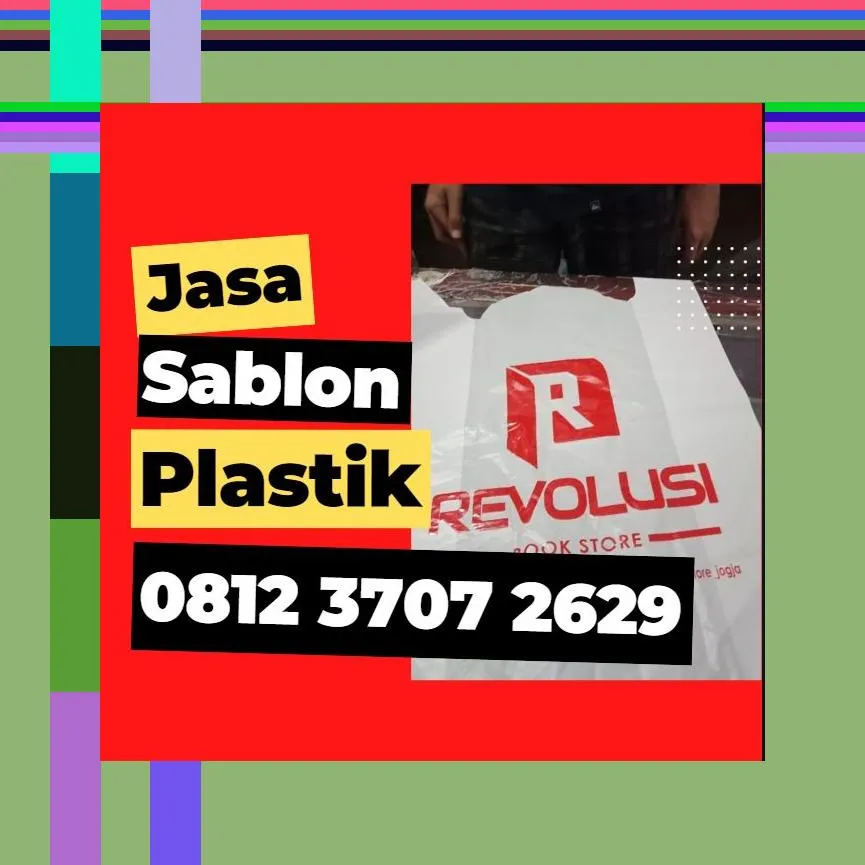 0812,3707,2629 Jasa Sablon Plastik Kemasan di Pandak