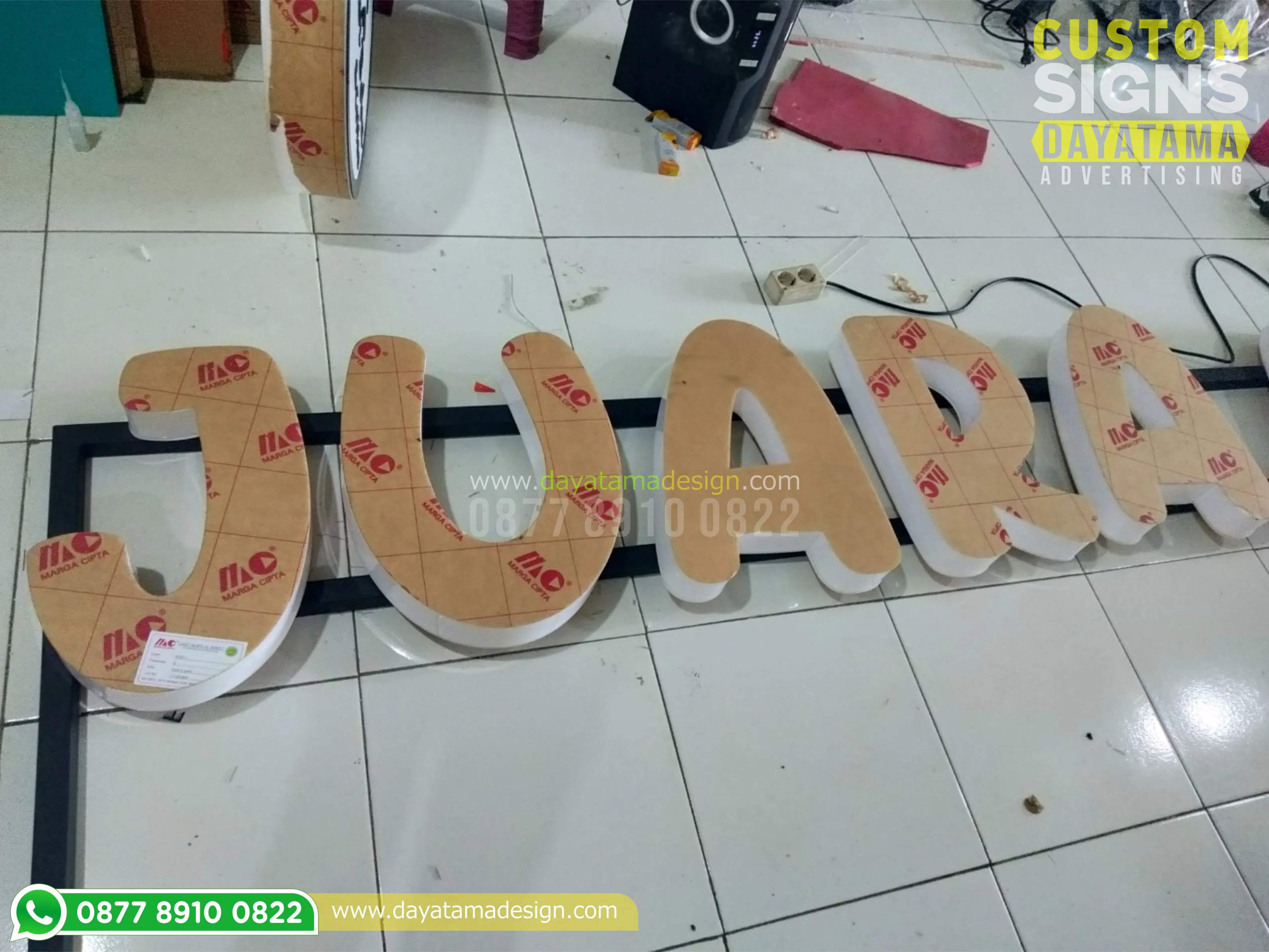 Produksi Huruf Timbul dan Papan Nama Terbaik di Jawa Barat