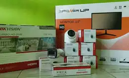 Paket Cctv Hikvision Plus Monitor Harga Murah