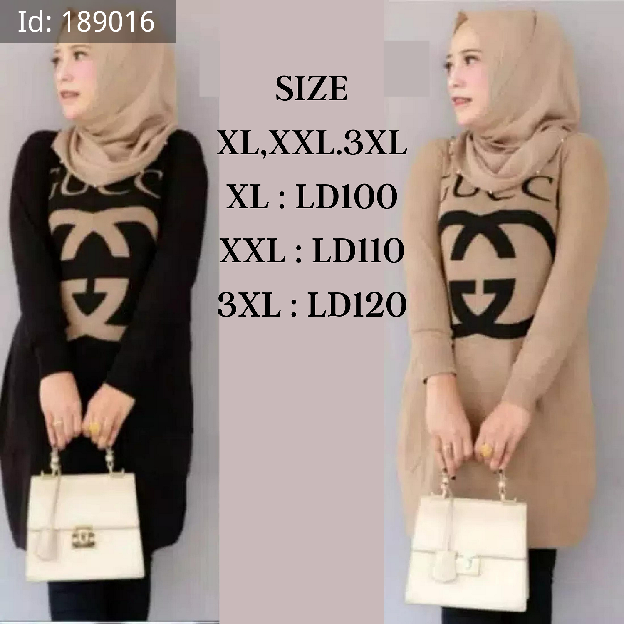 Tunik Muslim Wanita Gucci 