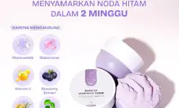 Glow Up Your Body Scrub - Scrub Badan - Lulur Pemutih Brightening Exfoliator | Menghaluskan Dan Menc