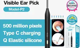 Pembersih Telinga Korek Kuping Kamera Led Smart Visual Ear Stick Hd Endoscope Wifi Waterproof Earpic