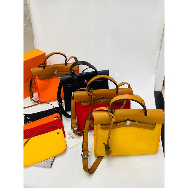 Tas Hermes Herbag Canvas