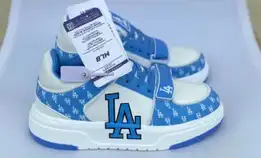 Sepatu Sneakers Basket Mlb Chunky Liner La Los Angeles Blue White