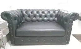 jual sofa kulit asli (2 seat)